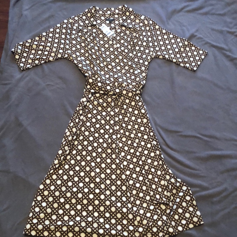 Talbots faux wrap dress